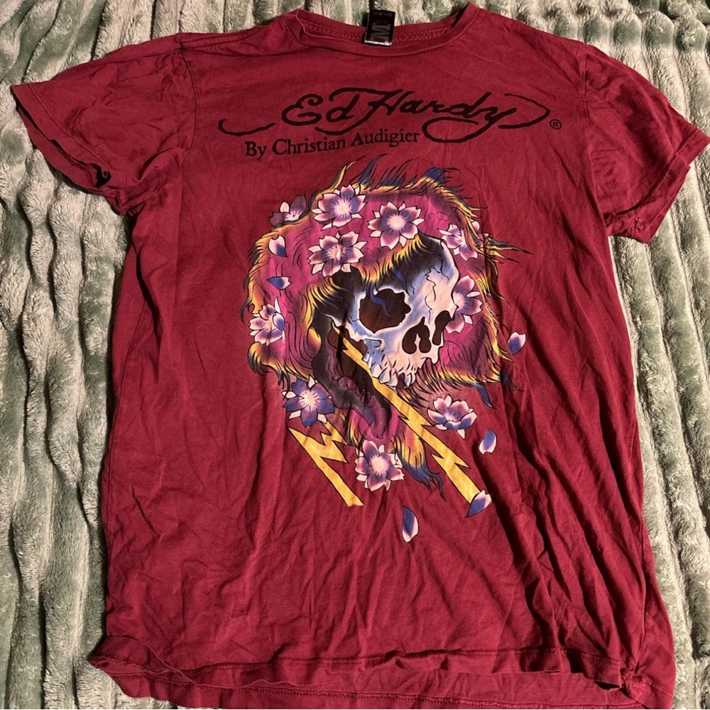 Red Ed Hardy T-shirt